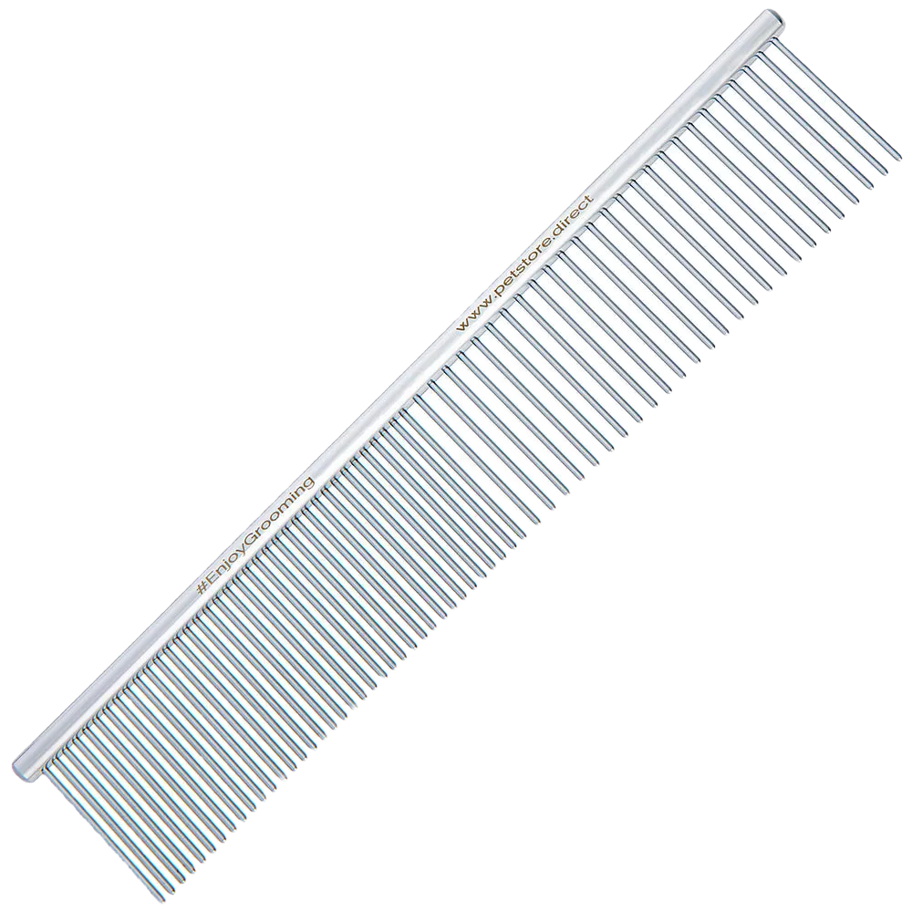 7.5" 50/50 Heavy Duty Long Teeth Comb by PetStore.Direct