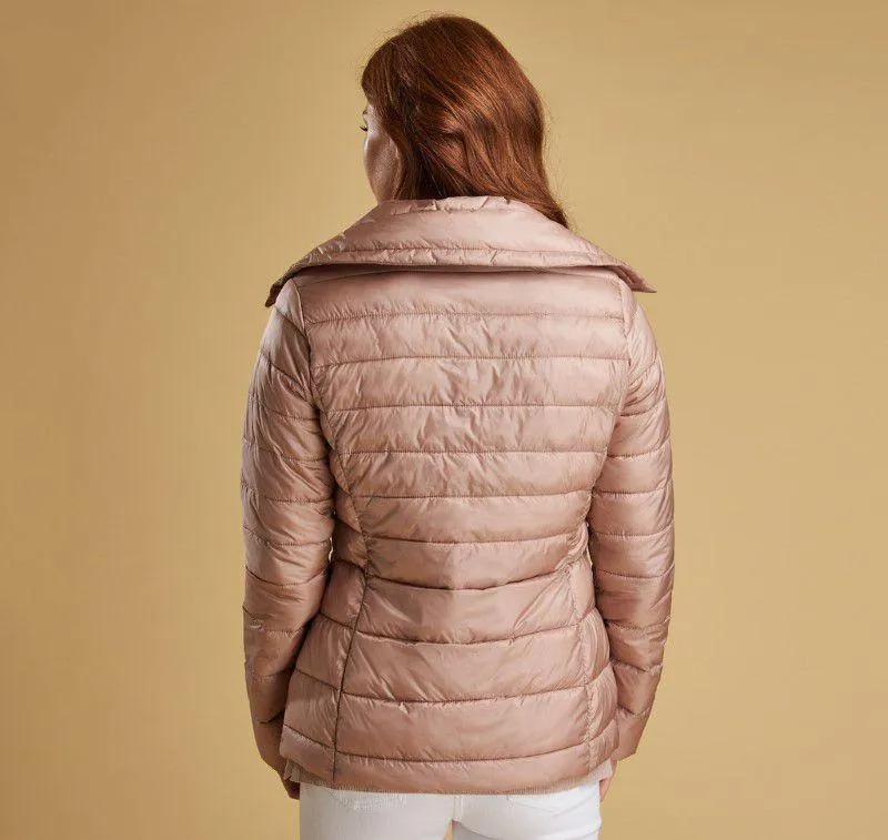 Barbour Drovers Ladies Quilted Jacket - Pale Pink