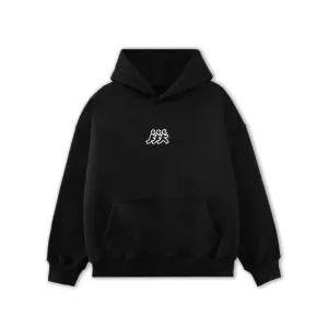 Black Team Retro Hoodie