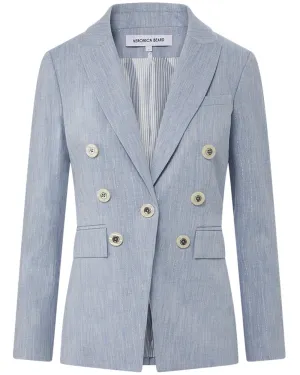 Blue Oasis Pinstripe Gaya Dickey Jacket