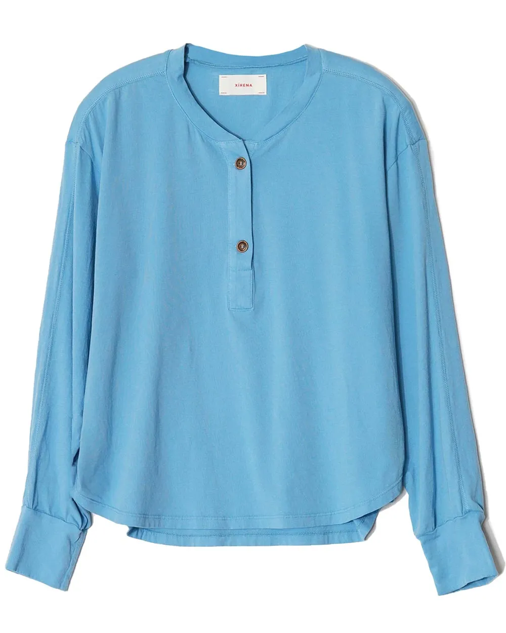 Blue Wave Long Sleeve Brook Top