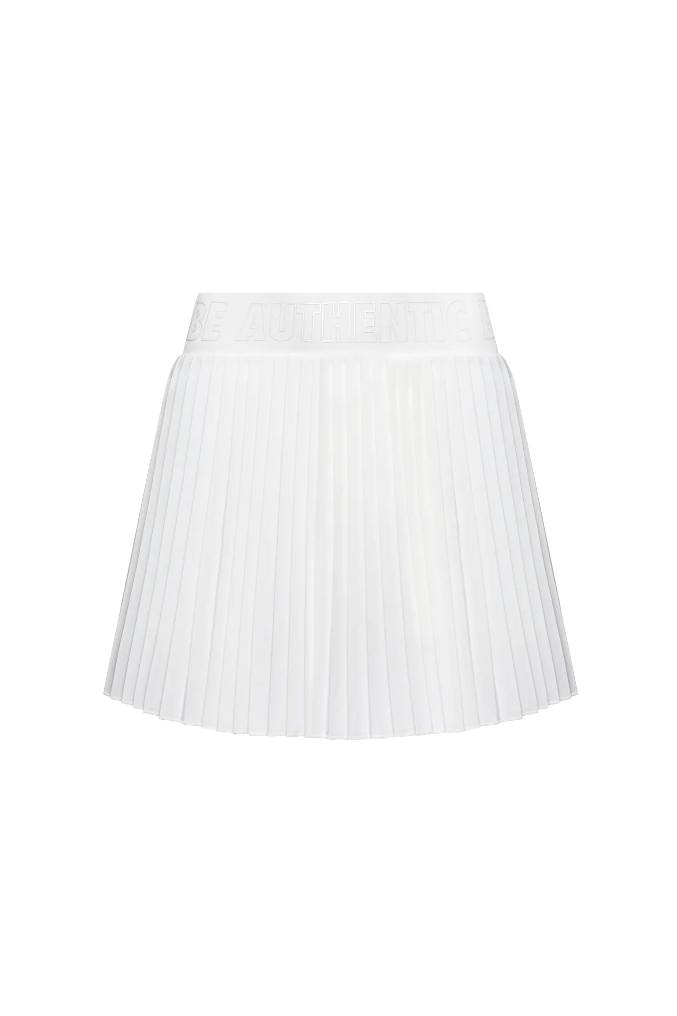 Bright White Women's Mini-Pleat Skirt