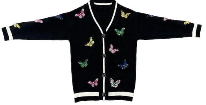 Butterfly Patch Cardigan