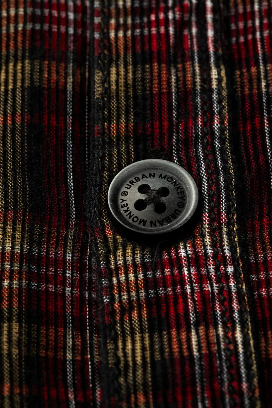 Check Corduroy Shirt 002 // regular fit