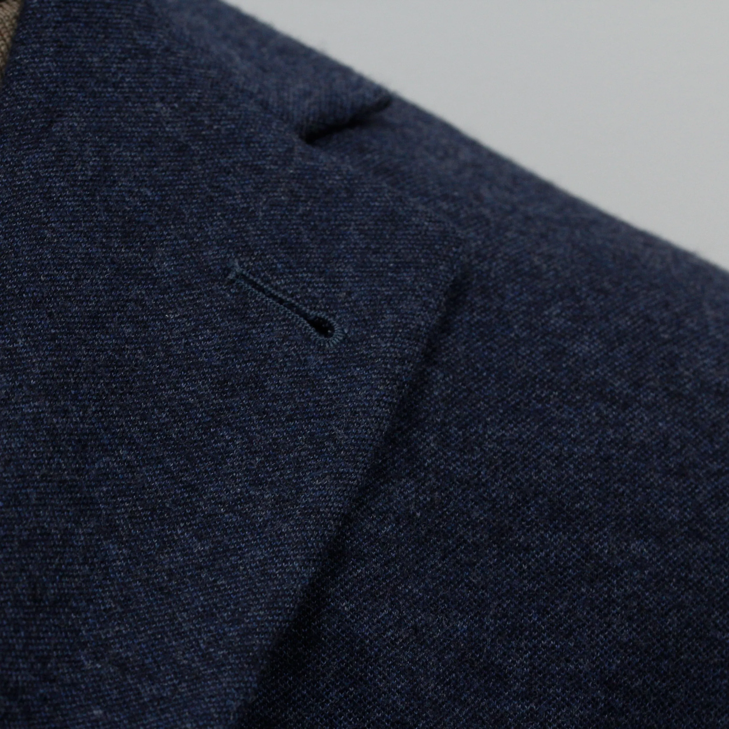 Dark Blue Knit Hampton Contemporary Fit Unconstructed Wool Sport Jacket - Jack Victor