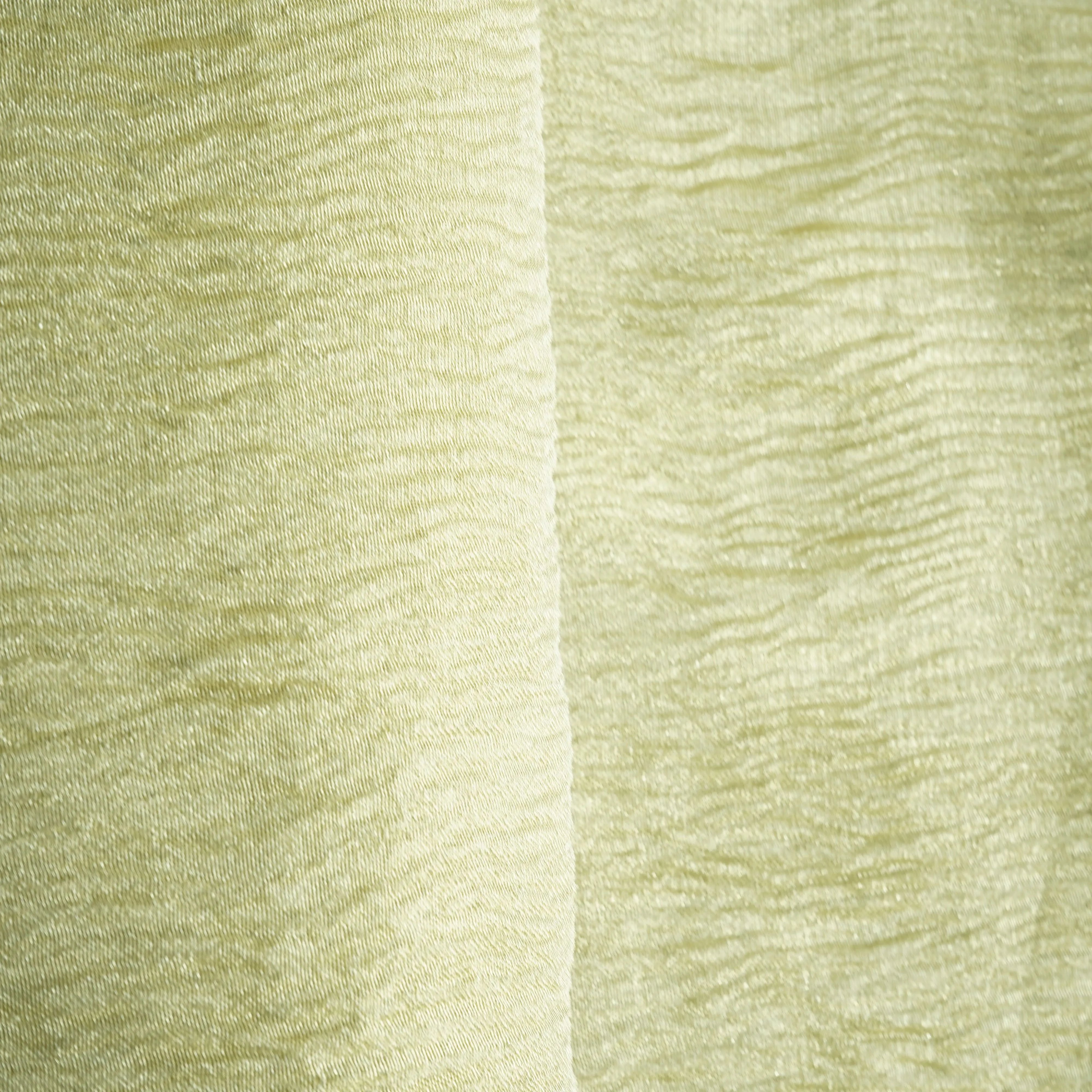 Dull Gold Shimmer Crushed Tissue Fabric