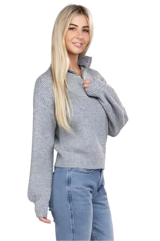 Easy-Wear Half-Zip Pullover