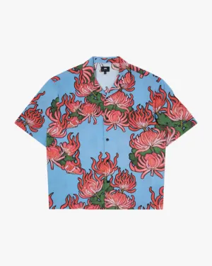 Edwin Kiku Shirt - Blue / Red