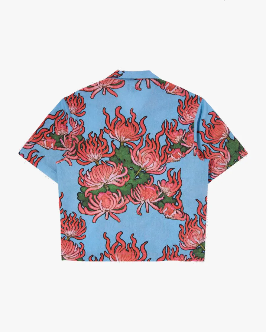 Edwin Kiku Shirt - Blue / Red