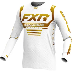 FXR Revo MX Offroad Jersey 24 White/Gold