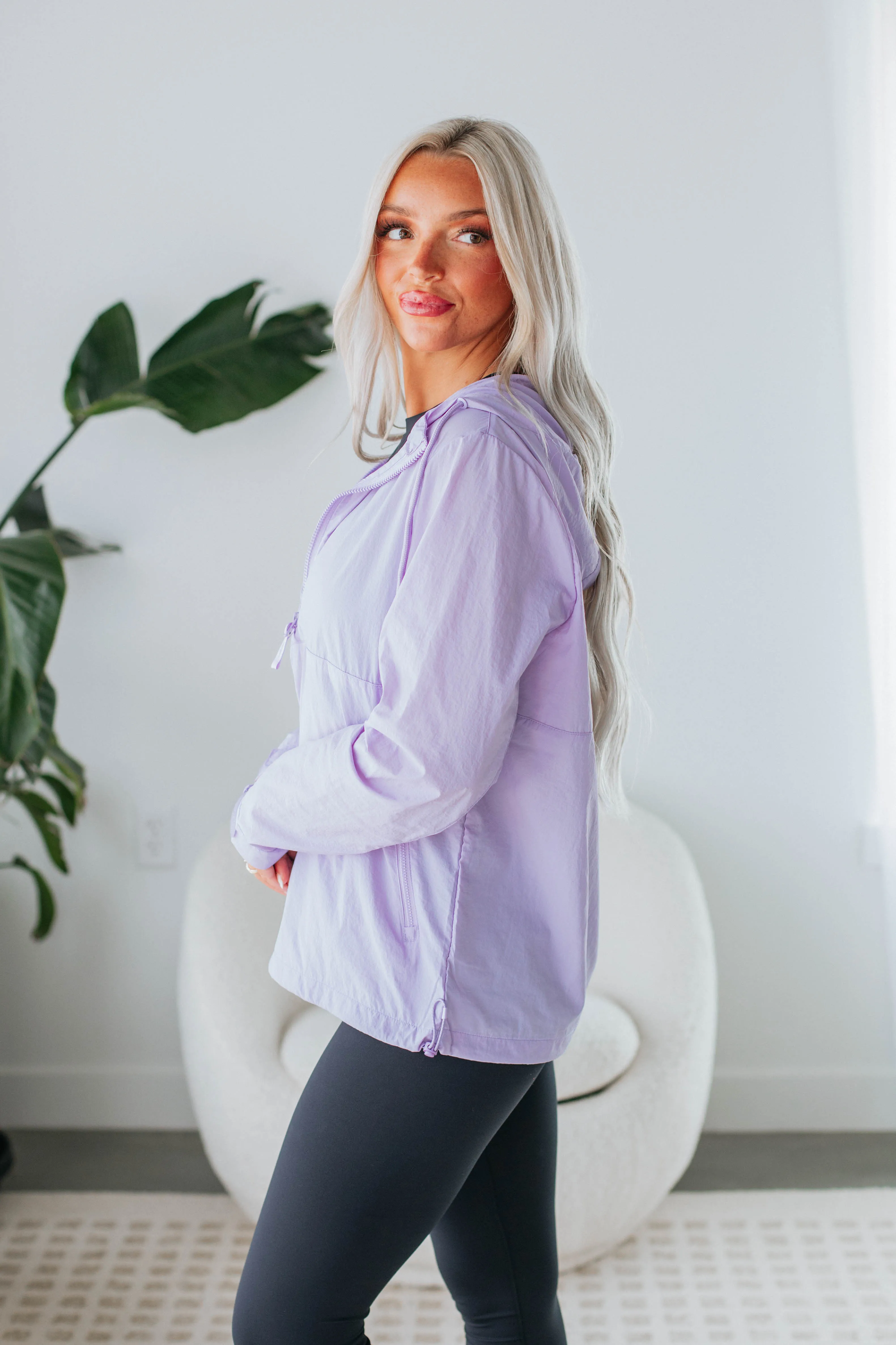 Gracelyn Lightweight Jacket - Lavender