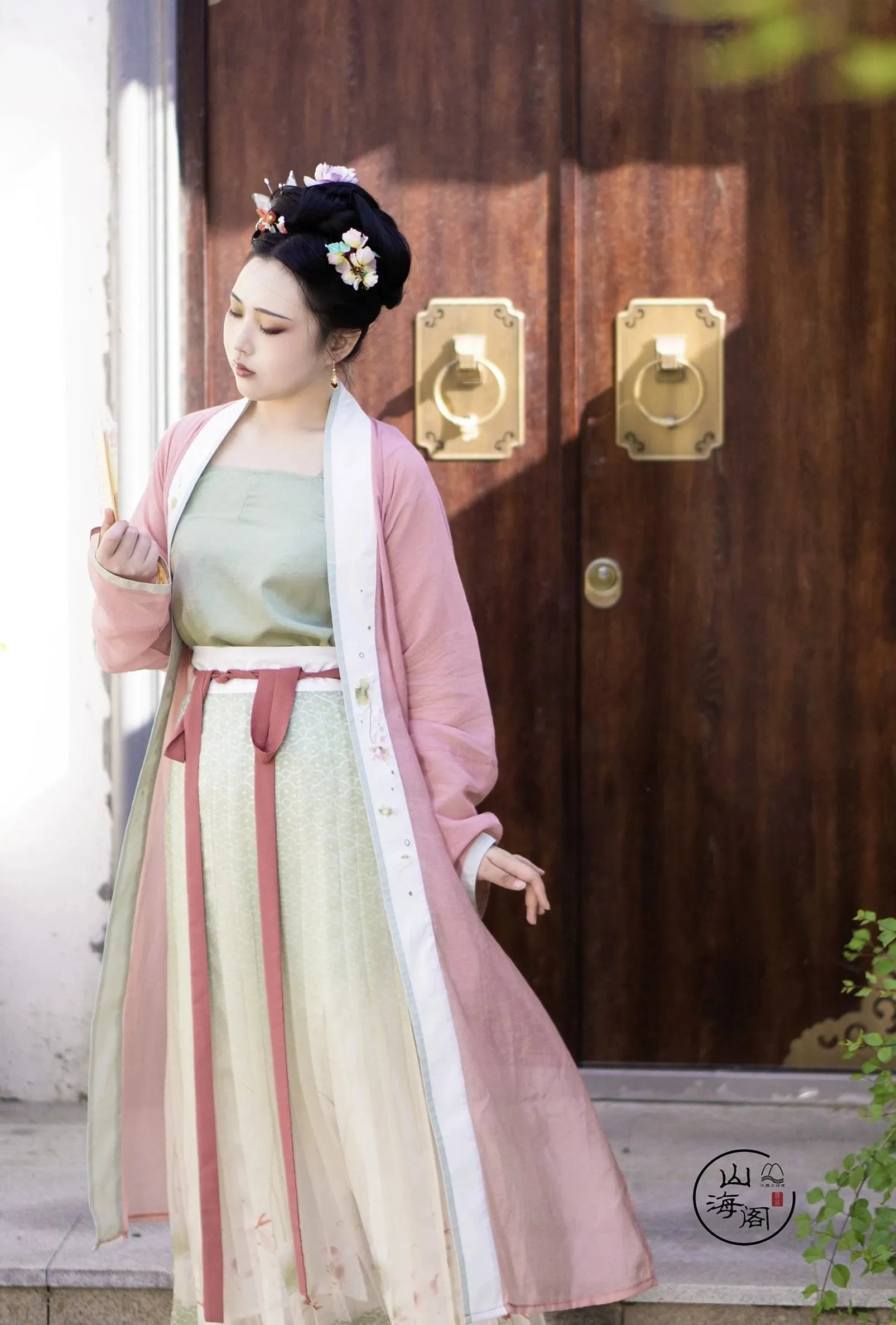 Han Dan 菡萏 Blooming Lotus Song Dynasty Plus Size Embroidered Baidiequn Ruqun Set