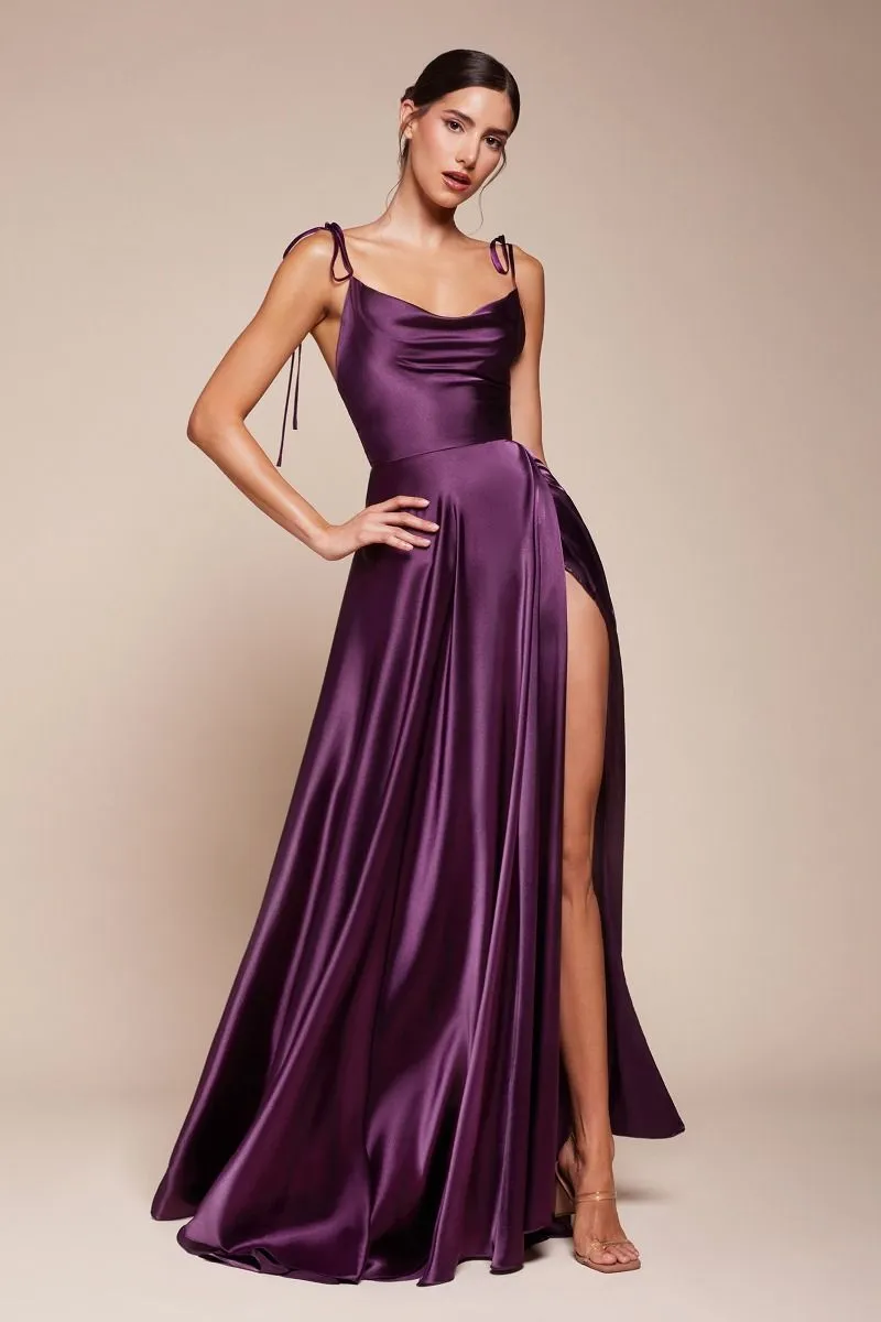 Hestia | Satin A-Line Dress | LaDivine BD104