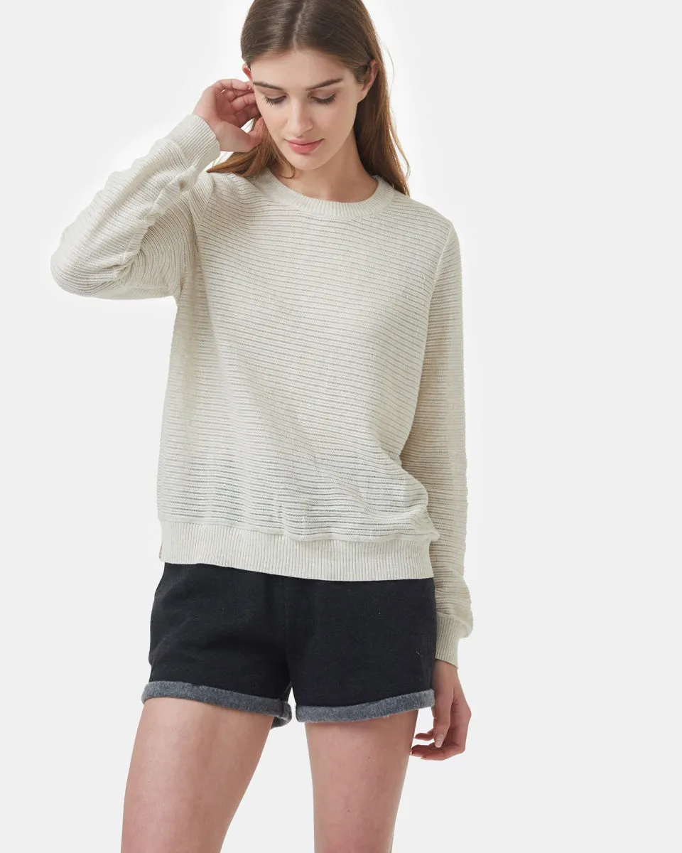 Highline Cotton Rib Crew Sweater