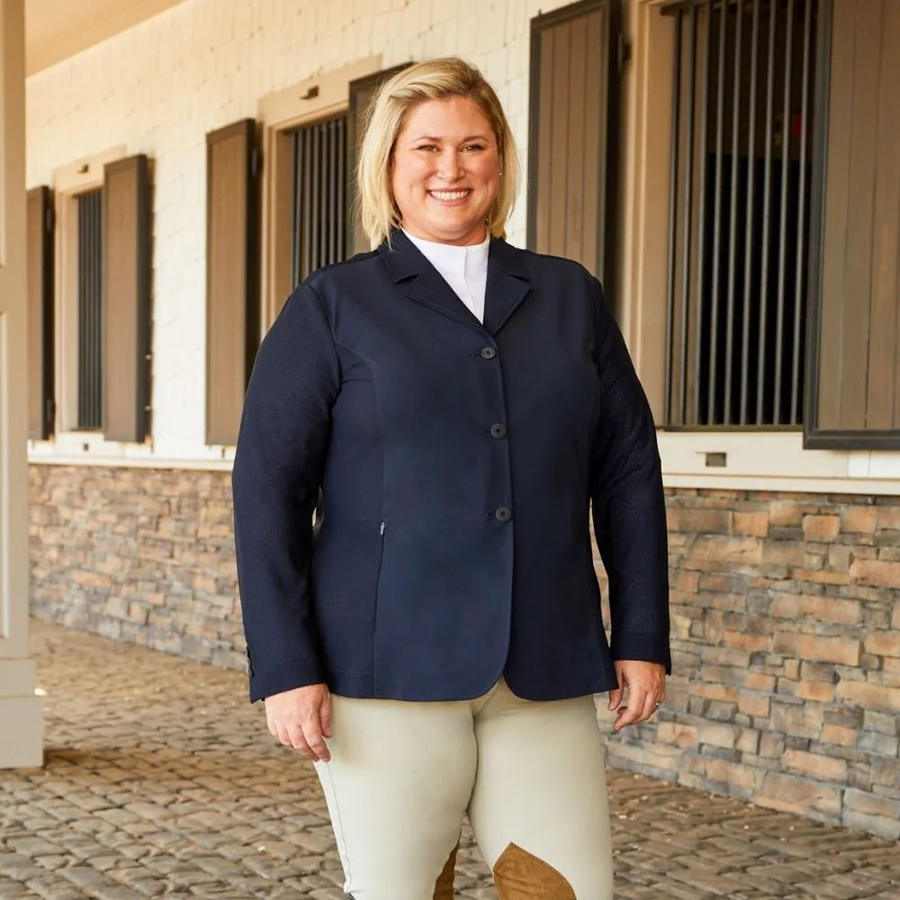 Ladies Harmony Plus Mesh Show Coat