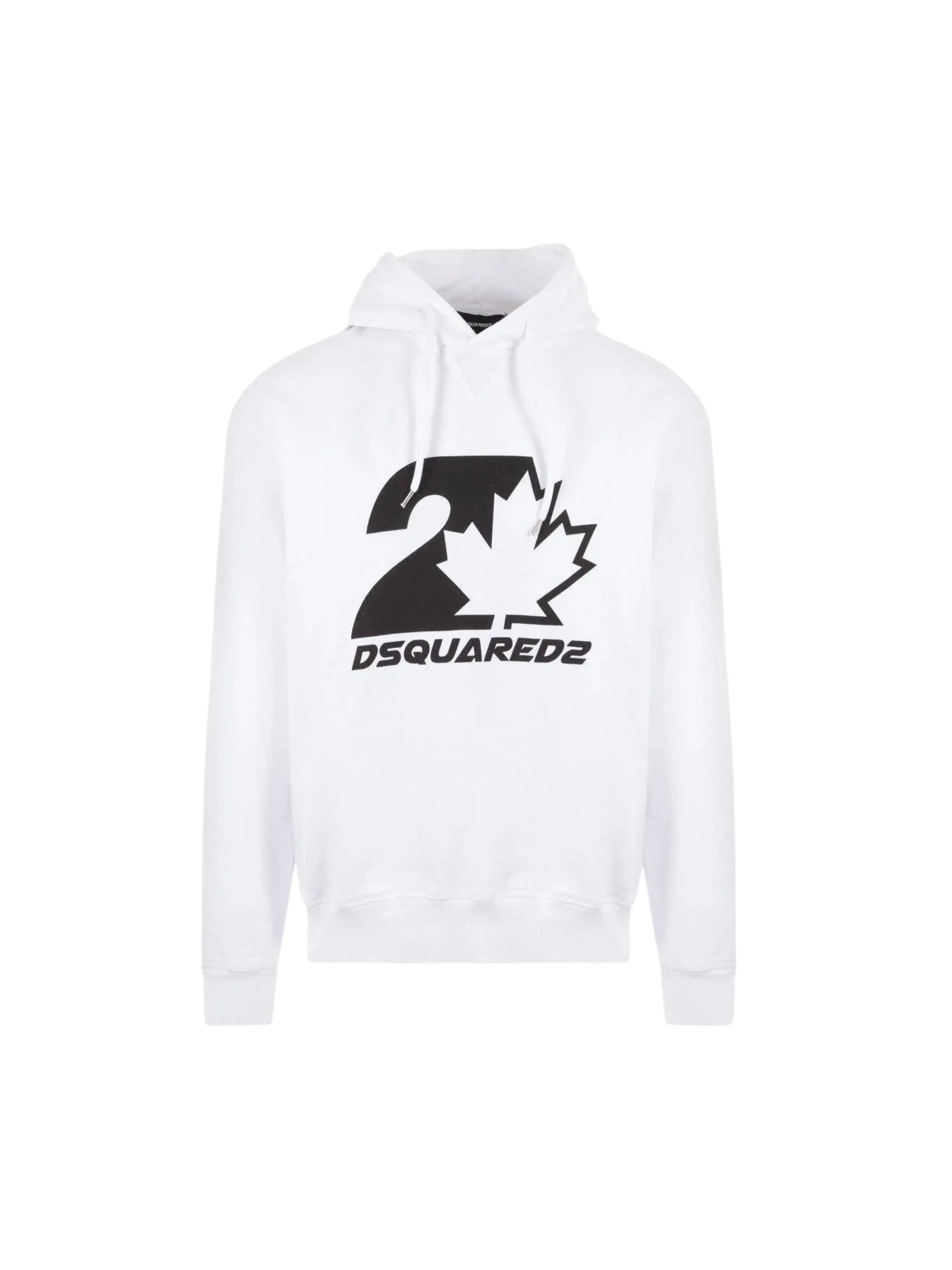 Leaf Logo Printed Hoodie