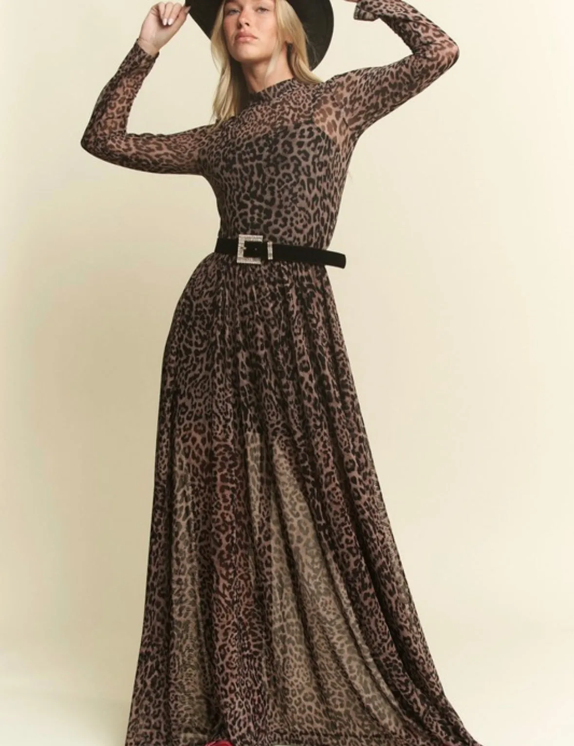 LOL Animal Print Maxi Dress (CURVY)