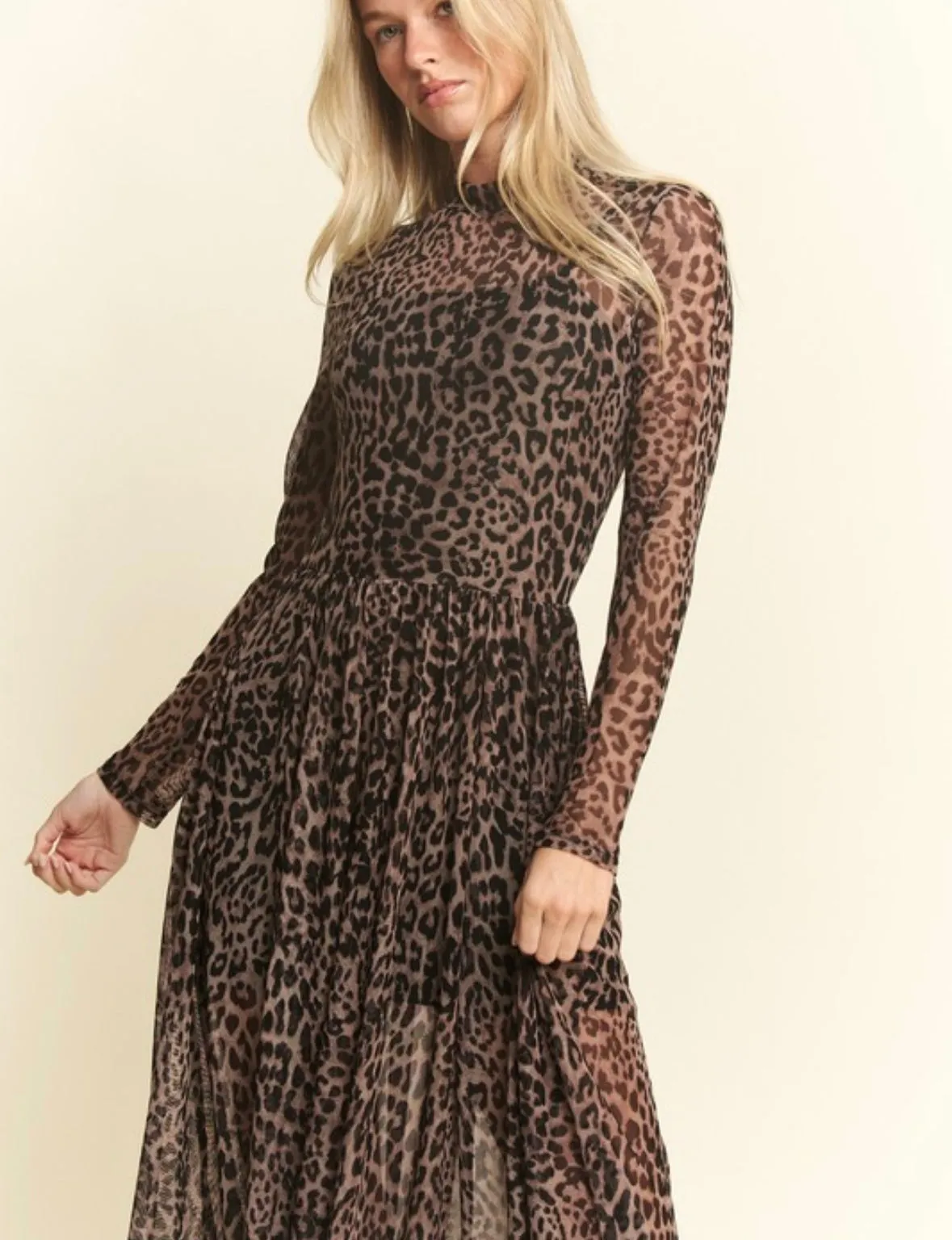 LOL Animal Print Maxi Dress (CURVY)