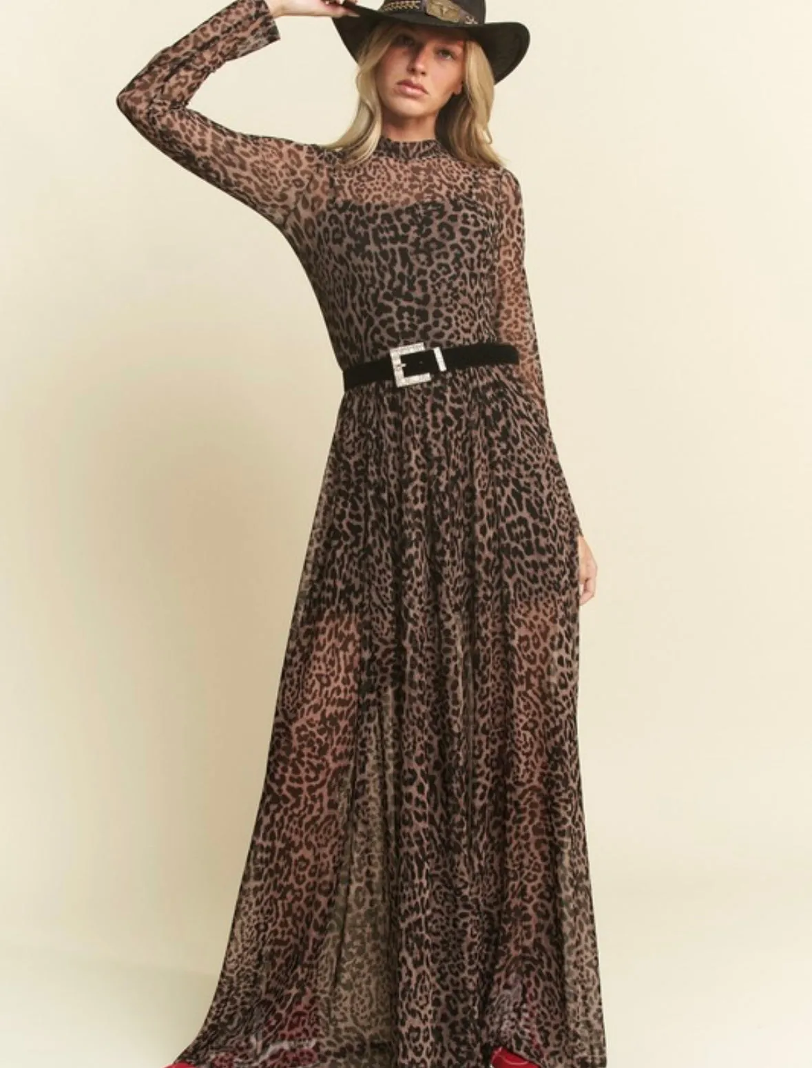 LOL Animal Print Maxi Dress (CURVY)