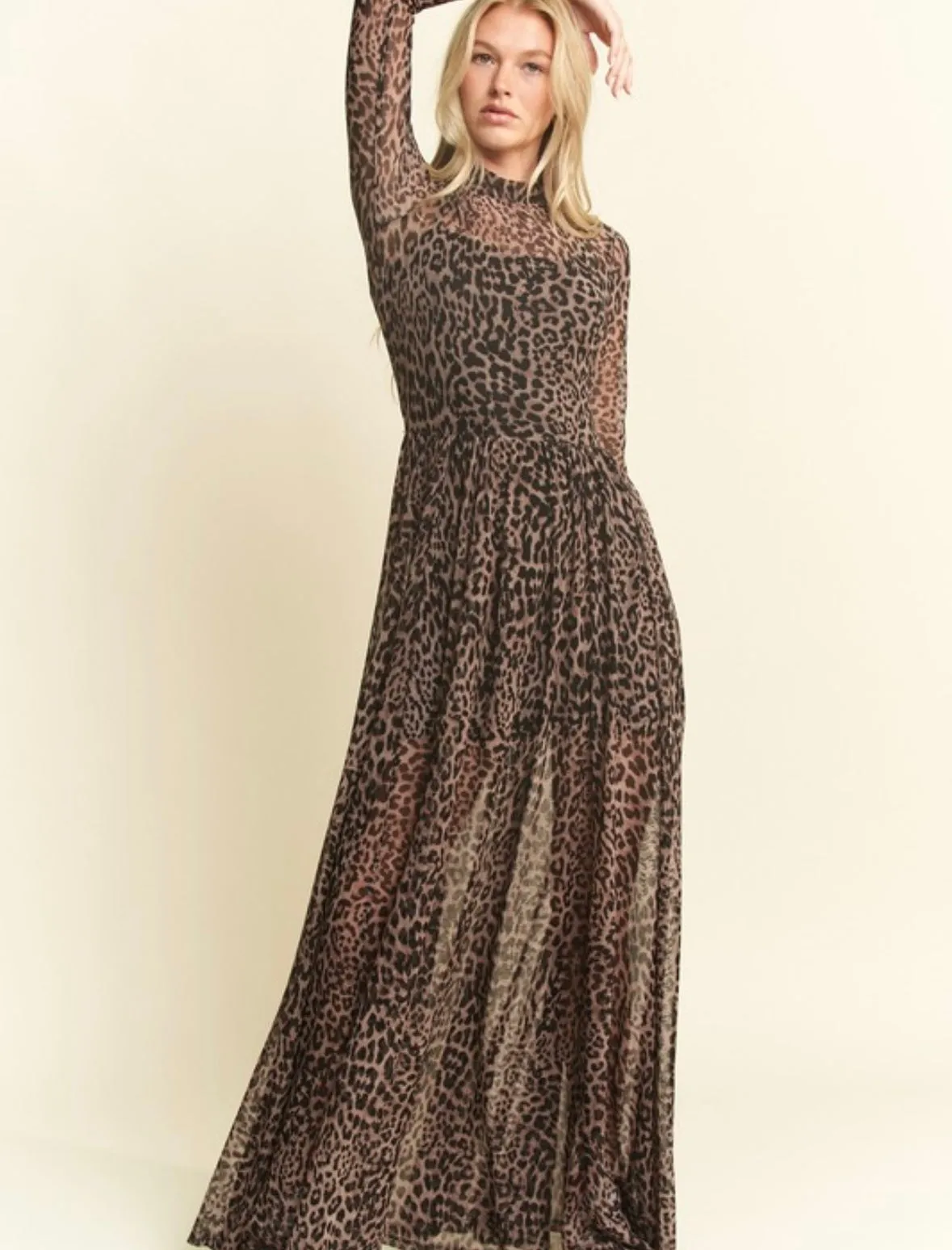 LOL Animal Print Maxi Dress (CURVY)