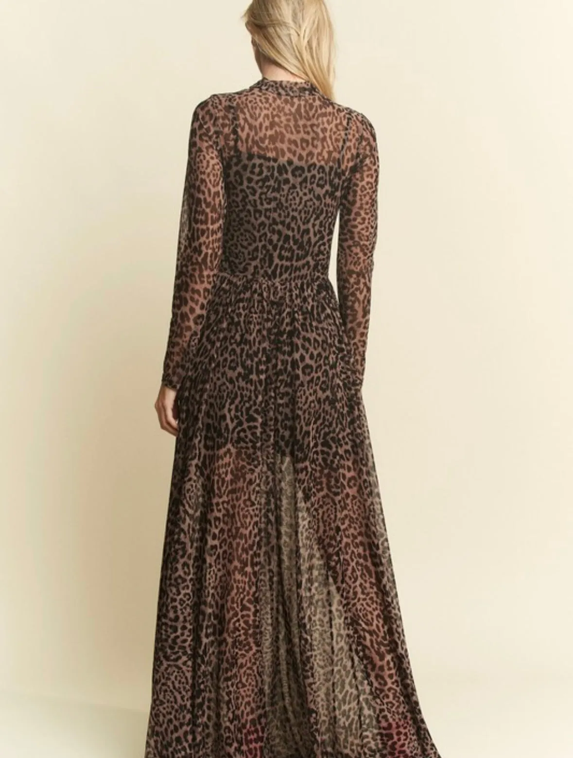 LOL Animal Print Maxi Dress (CURVY)