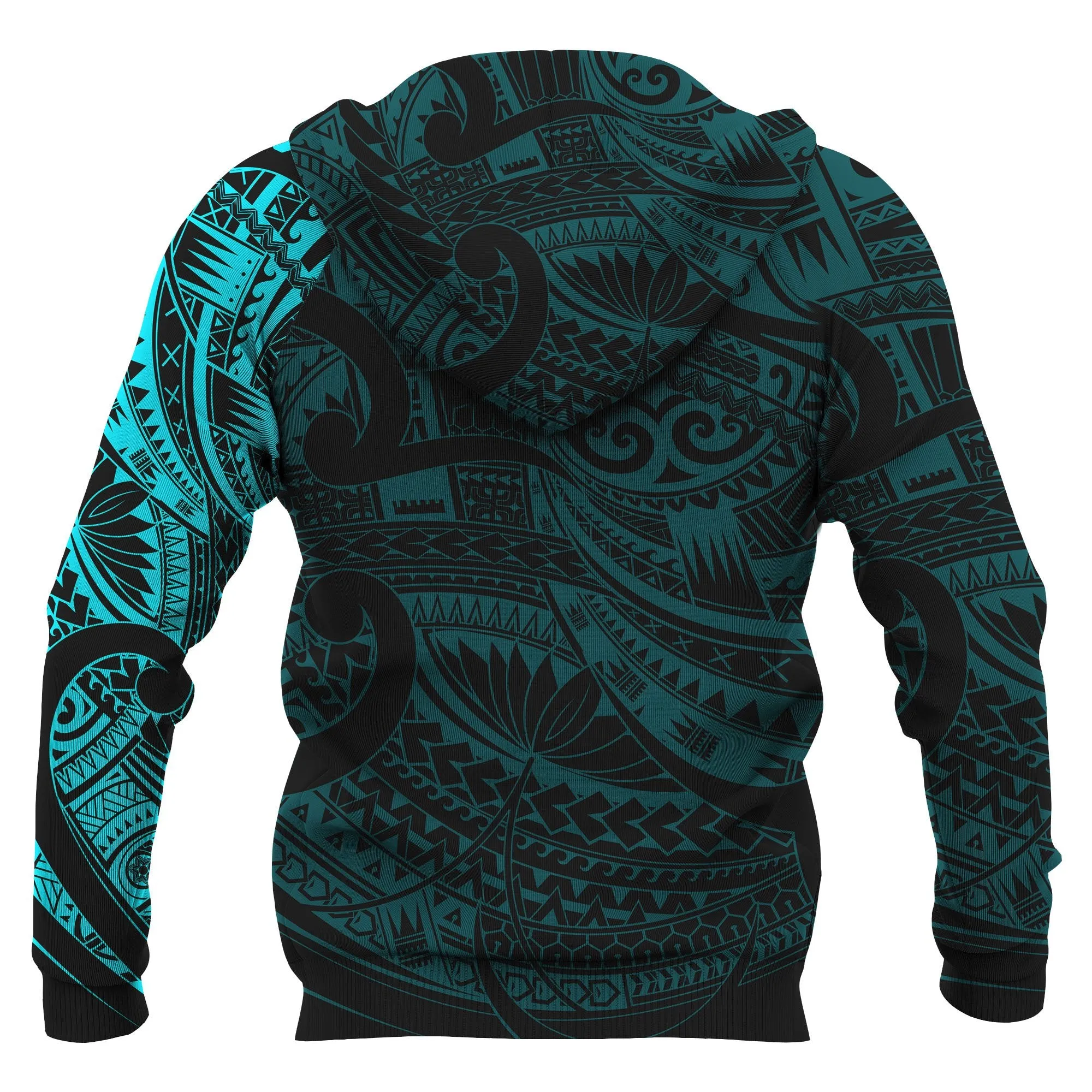 Maori Tattoo Style Hoodie - Blue 02 A7