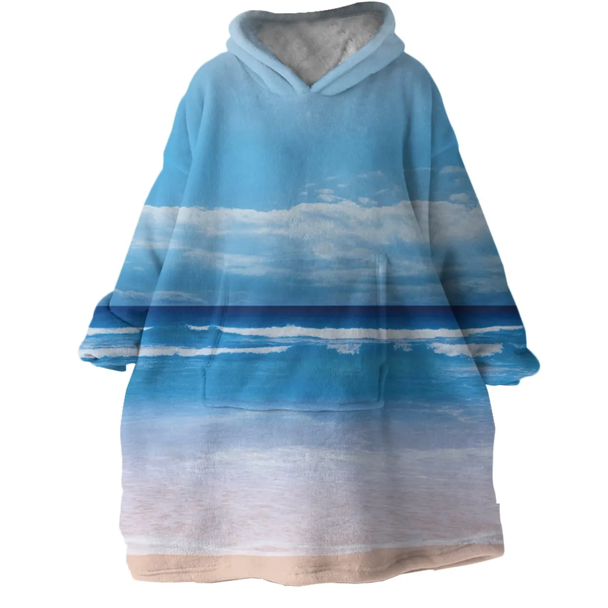 Peace of the Beach Wearable Blanket Hoodie