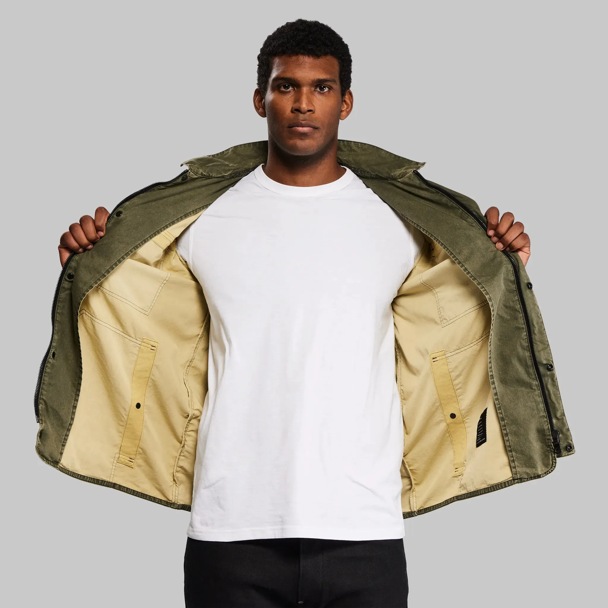 Planet Earth Lightweight Field Jacket. Green edition