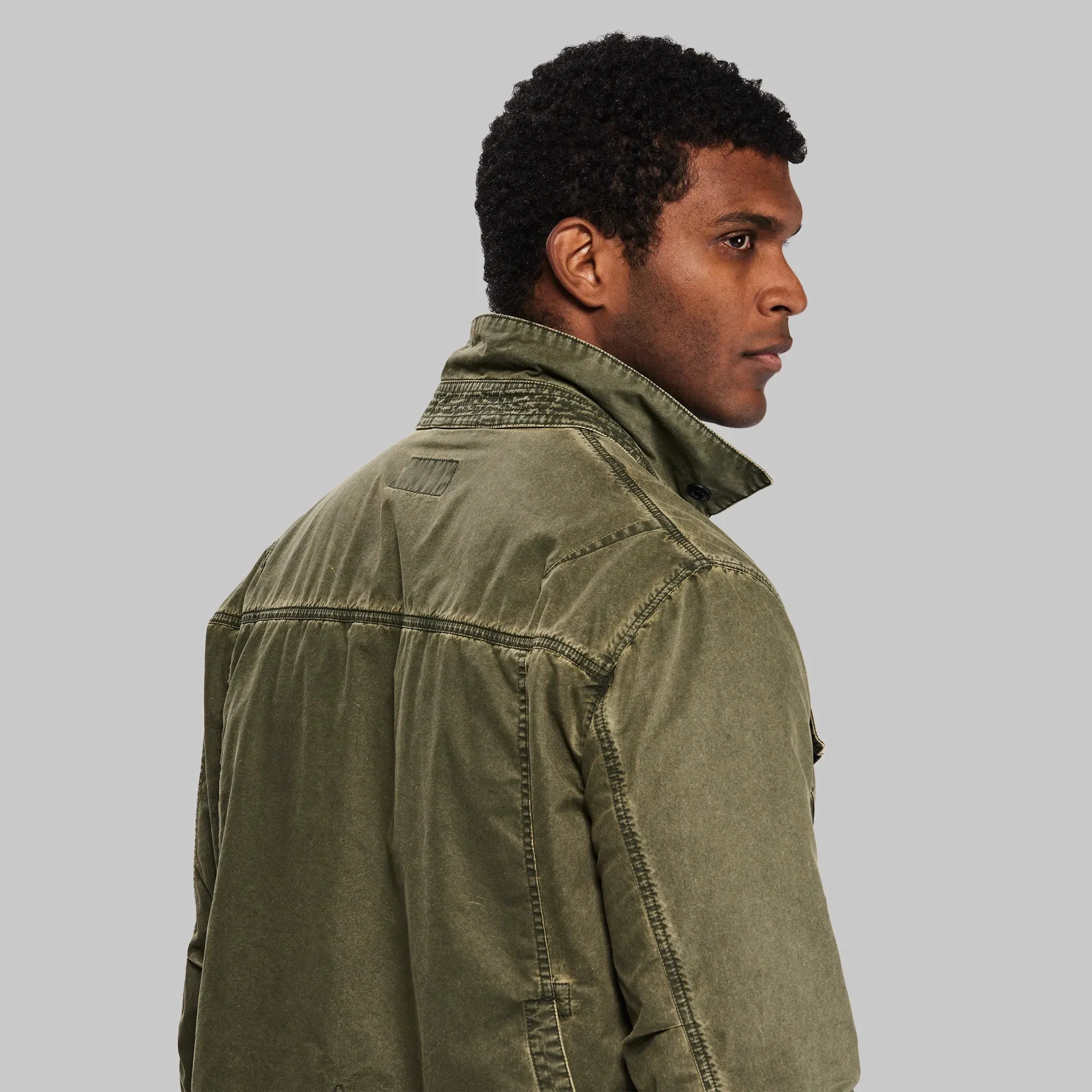 Planet Earth Lightweight Field Jacket. Green edition