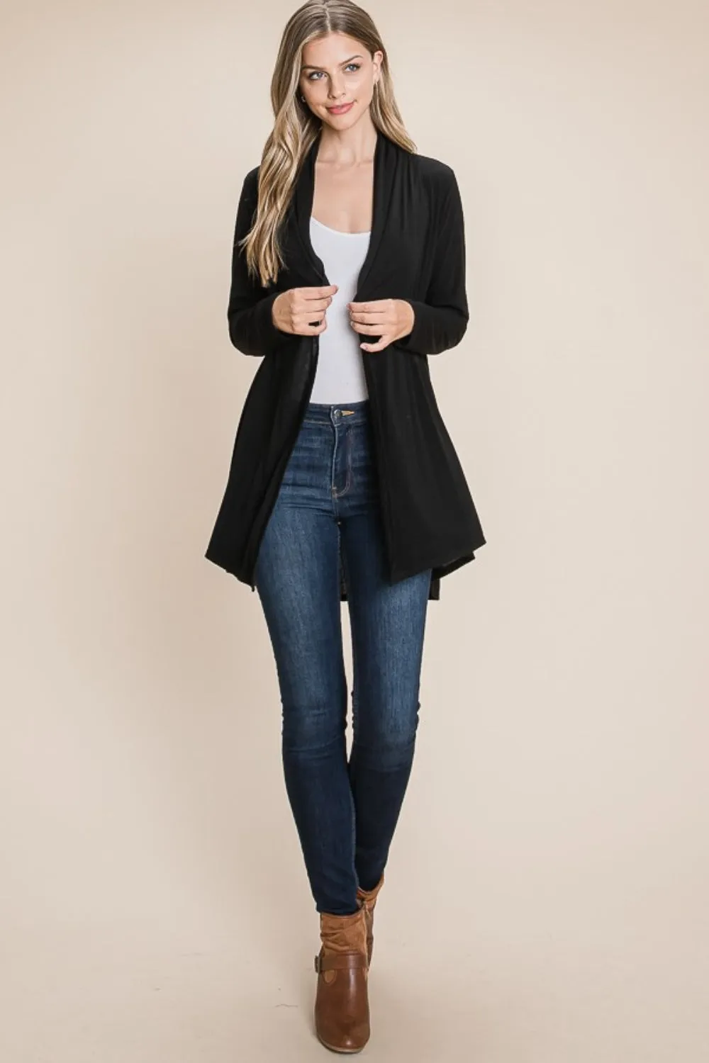 Quinn Open Front Cardigan