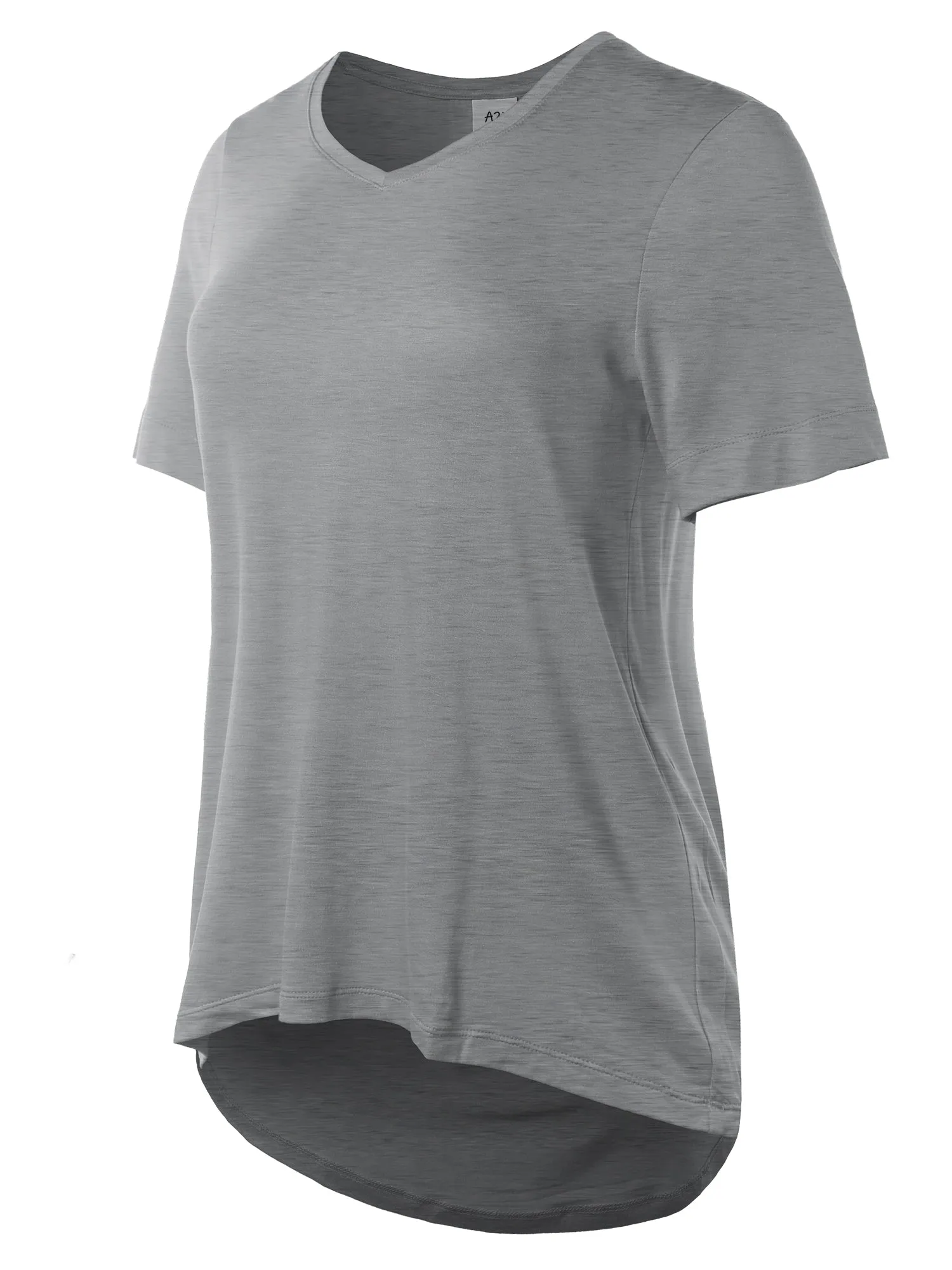 Rayon Spandex V-Neck Jersey Knit Shirt Top