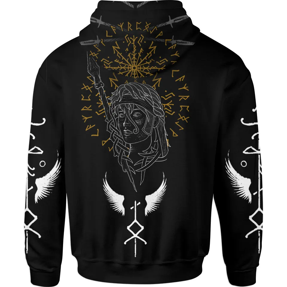 Runes of Valkyrie Pullover Hoodie