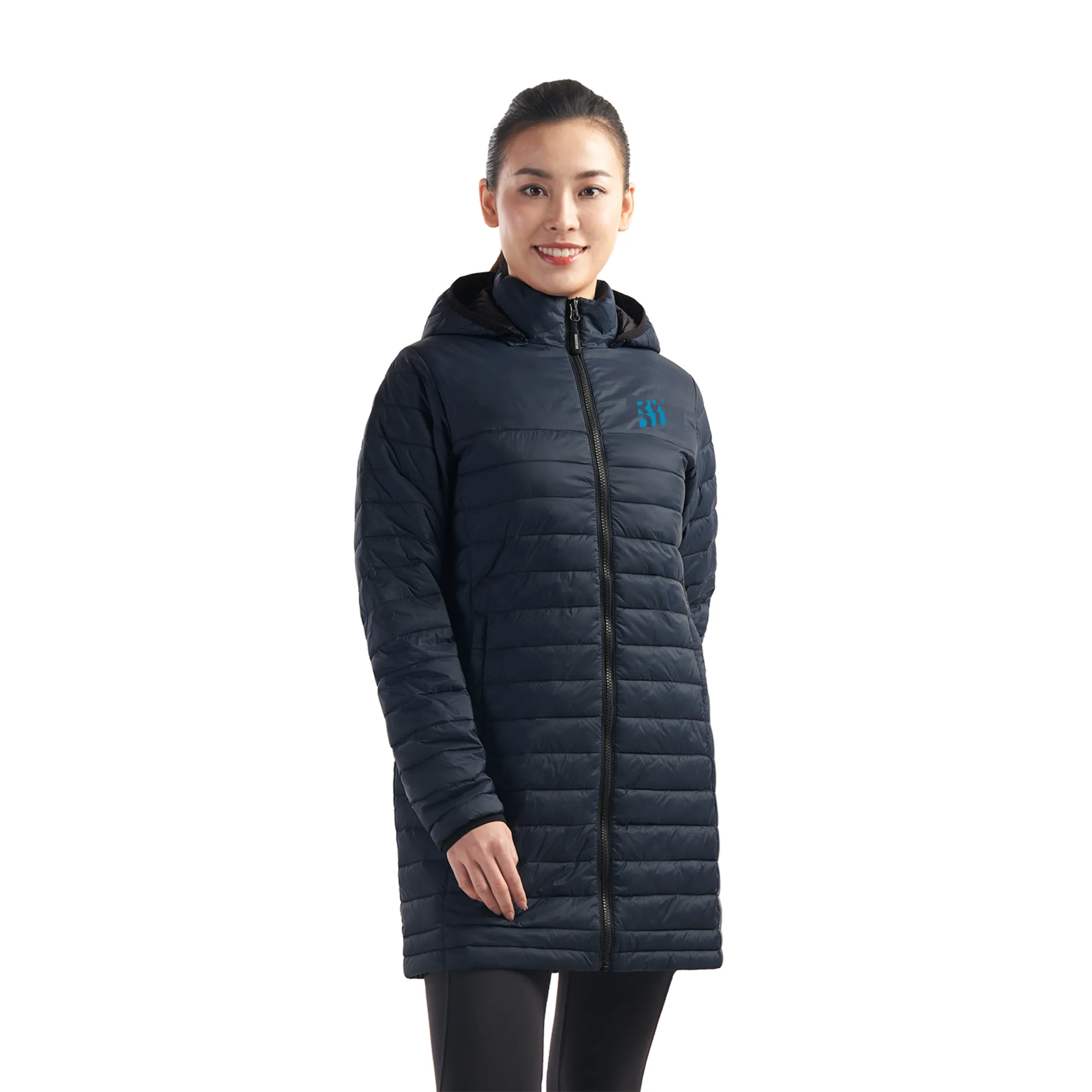 RWDI Ladies Long Length Puffer Jacket