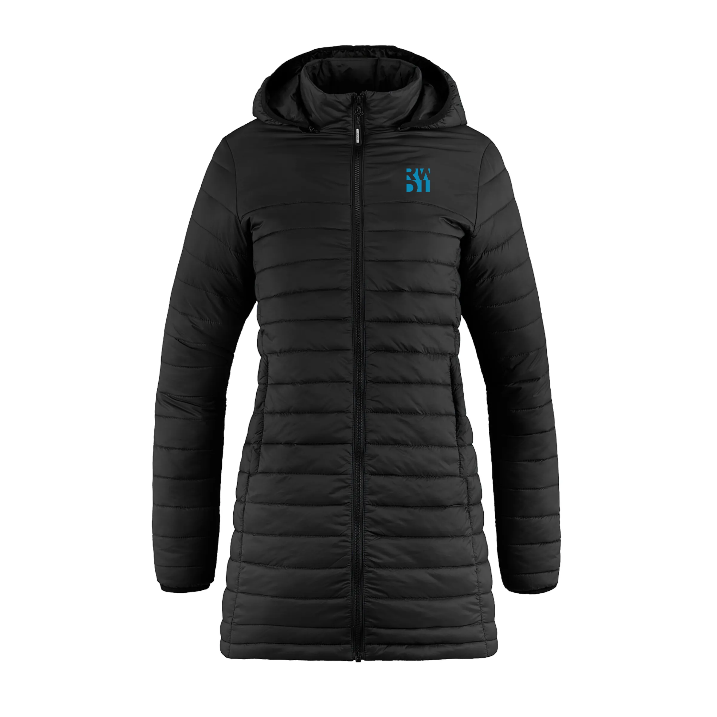 RWDI Ladies Long Length Puffer Jacket