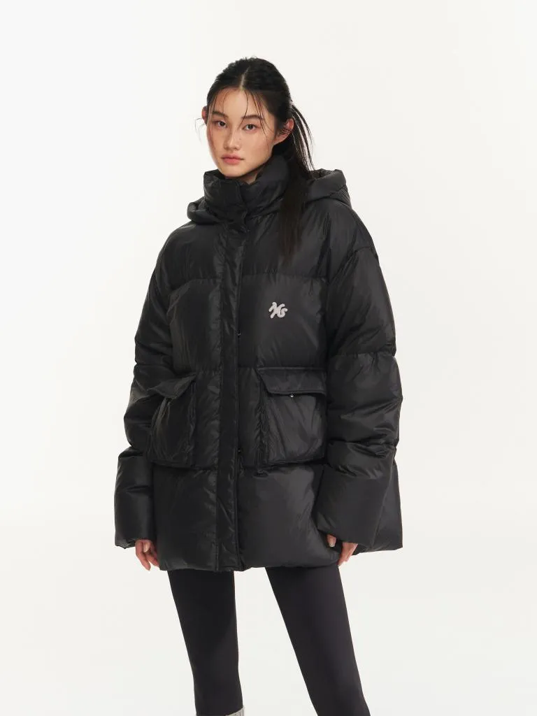 Space Down Jacket In Black