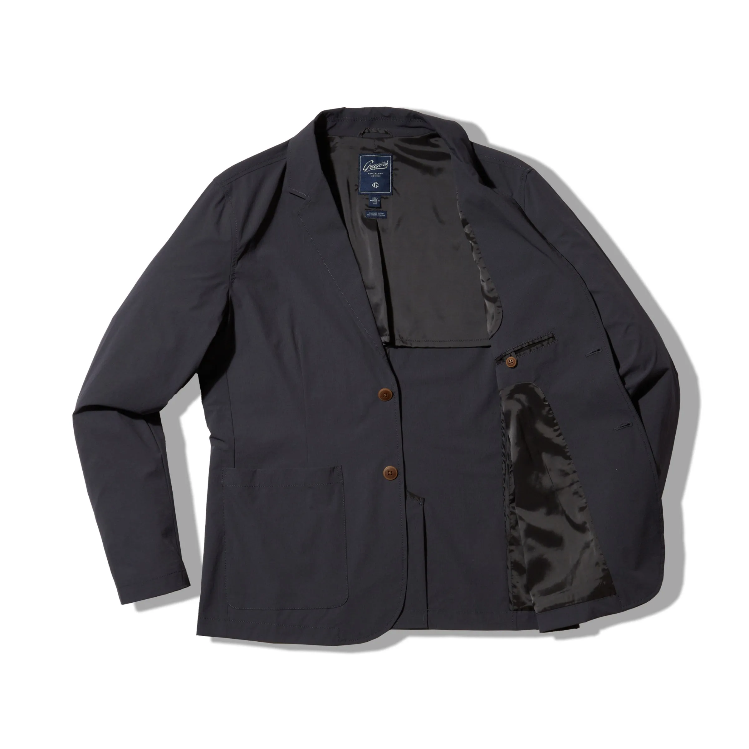 Sportsman Traveller Stretch Nylon Blazer - Asphalt