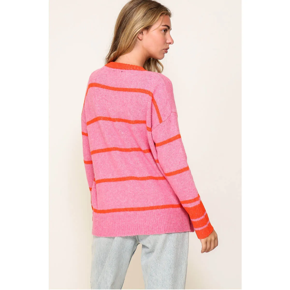 Striped Crew Neck Sweater