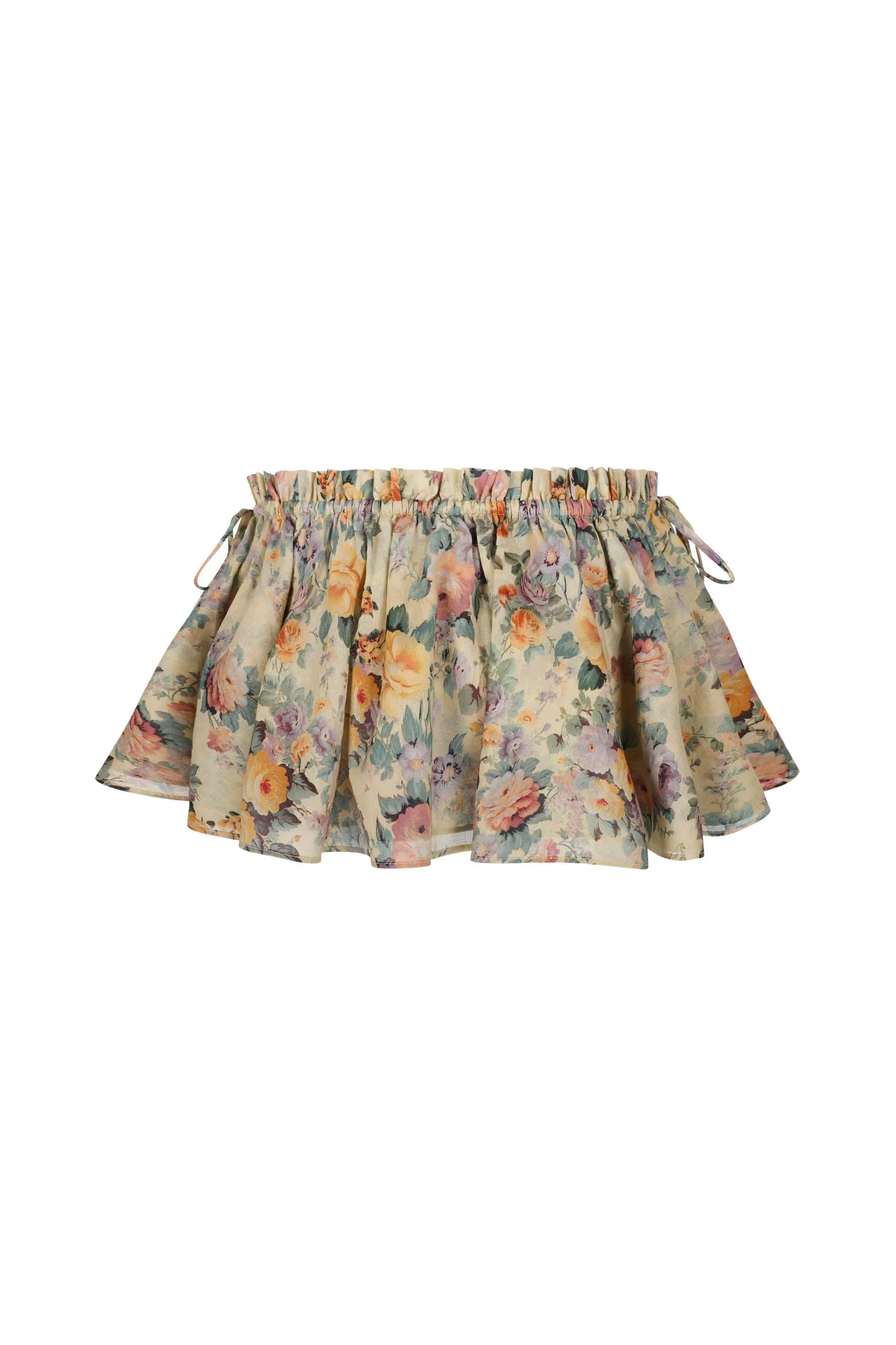 The Blonde Floral Mini Skirt