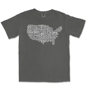 US National Parks Comfort Colors T Shirt