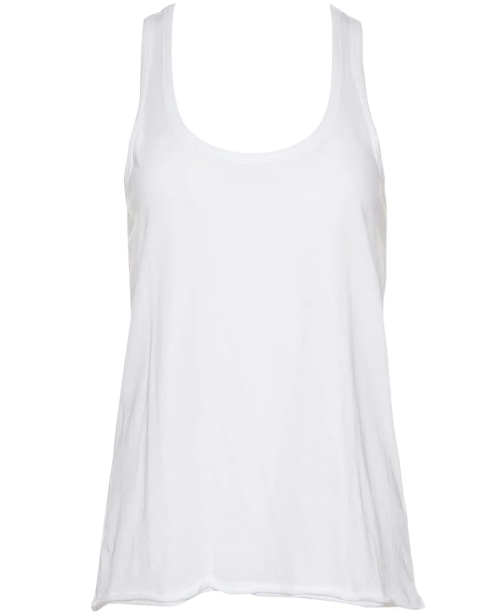 White Vintage Jersey Tank