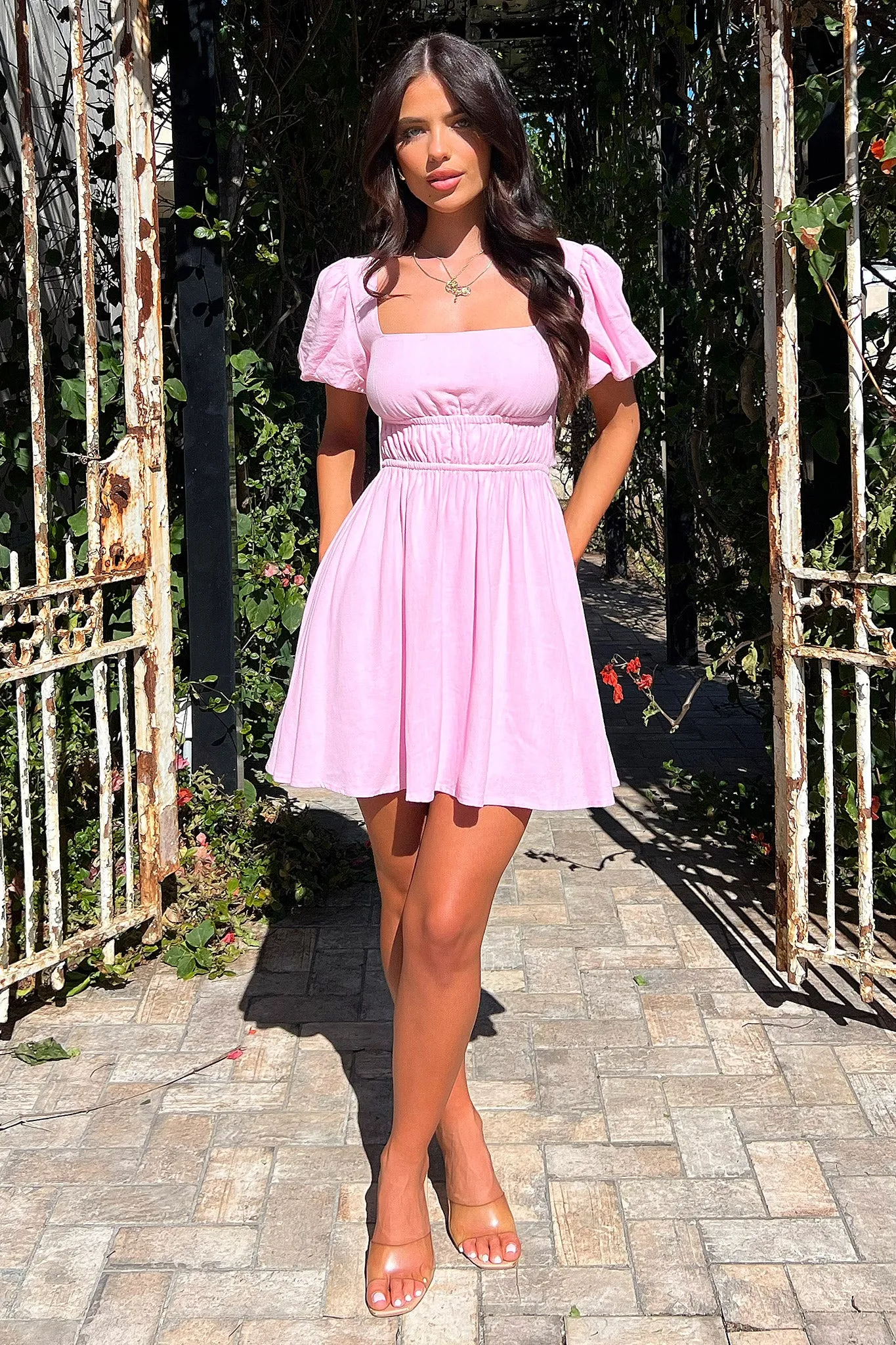 Whitney Dress - Pink