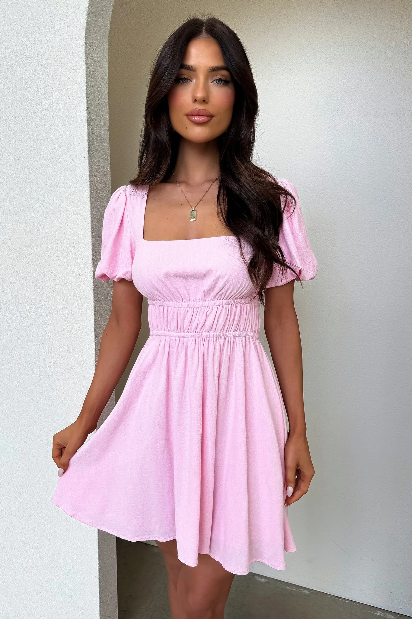 Whitney Dress - Pink