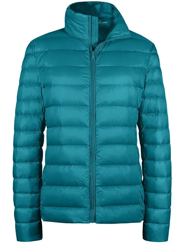 Women's Packable Down Jacket Short Lightweight Travel Jackets ThermoLite III