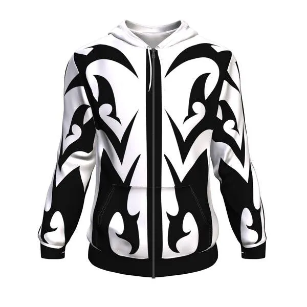 Xemnas Kingdom Hearts Zip-Up Hoodie