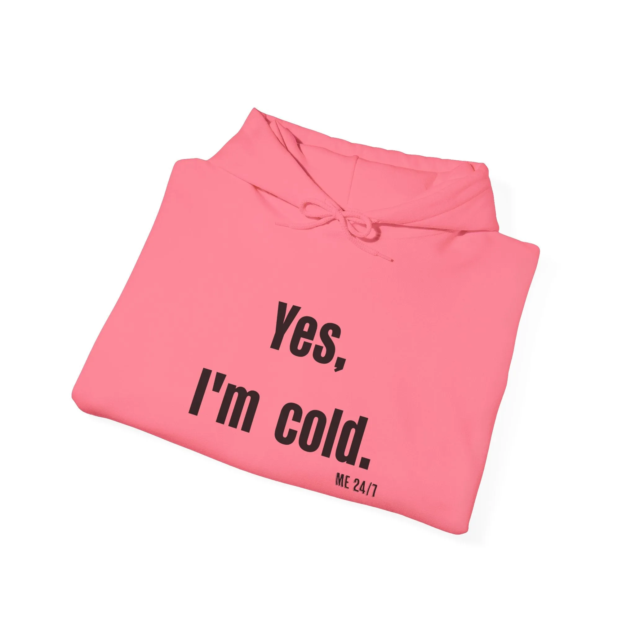 Yes I'm Cold  Hooded Sweatshirt