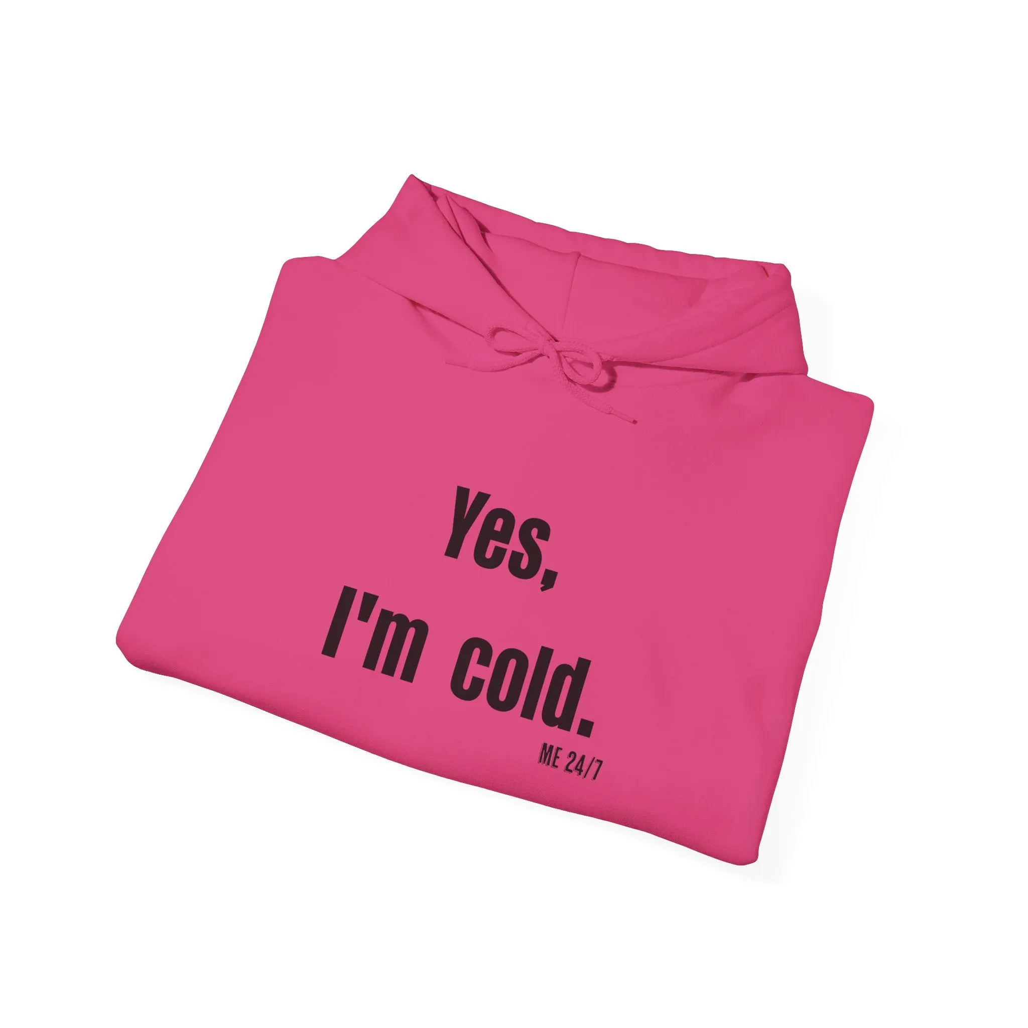 Yes I'm Cold  Hooded Sweatshirt